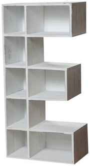 Biscottini Bacheca a forma di lettera E in legno bianco anticato L30xPR18xH63 cm Offerta