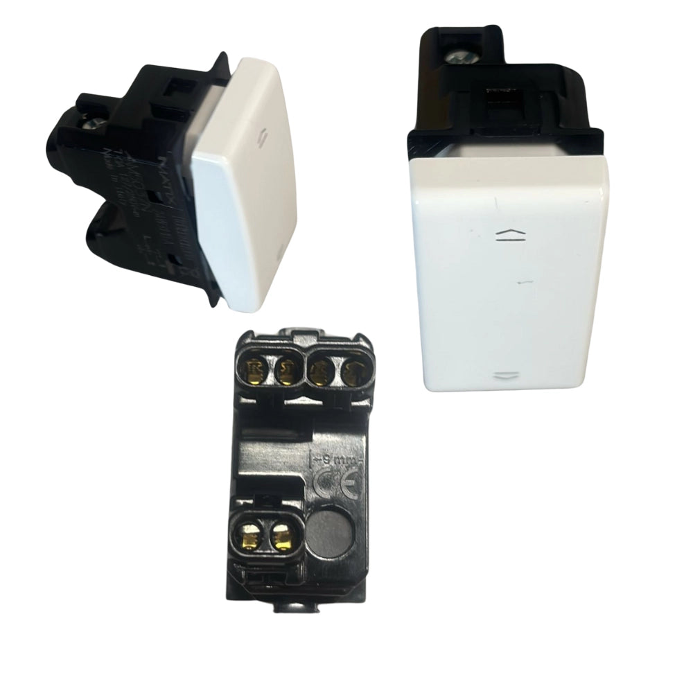 Pulsante doppio interbloccato bticino matix per tapparelle motorizzate