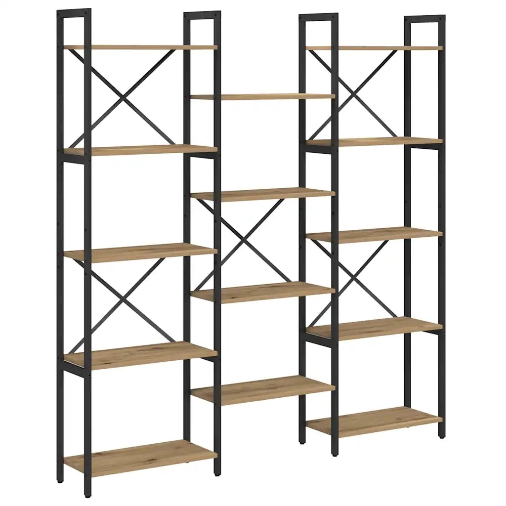 Libreria Rovere artigianale 156 x 25 x 167 cm Legno multistrato 868346