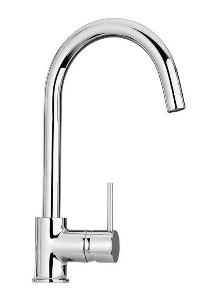 Miscelatore rubinetto monocomando per lavabo cucina canna alta cromato Art.69145