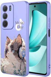 Custodia in Silicone con Ultradurata - Resistenze allo Shock - Design Elegant - Custodia in TPU - Finitura a Microfibra - Disegno a Tema - Custodia per Smartphone