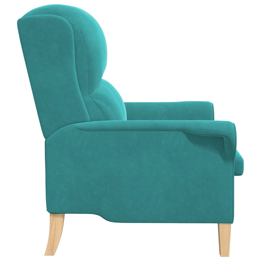 Poltrona Turchese Turchese Tessuto Standard Ergonomica