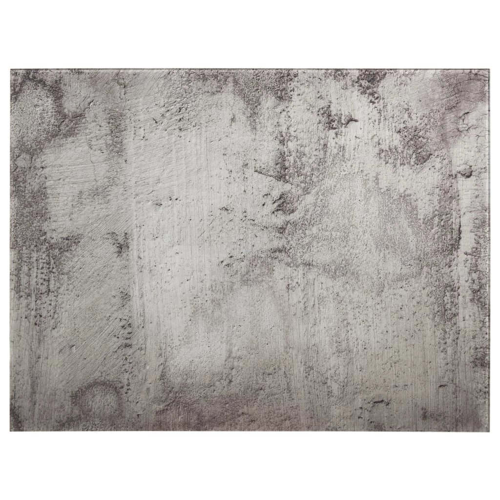 Lavagna magnetica pannello di scrittura scuola casa ufficio vetro da parete 80 x 60 cm grigio 02_0045513