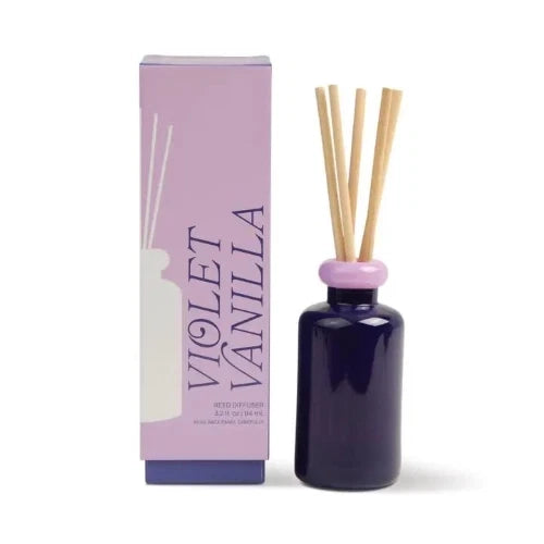 Diffusore in vetro impilabile da 94 ml (3,2 fl oz) viola e lavanda - Violetta e vaniglia