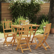 Sedie Bistro da Giardino 4 pcs Naturale 40 x 42 x 85 cm 42028101
