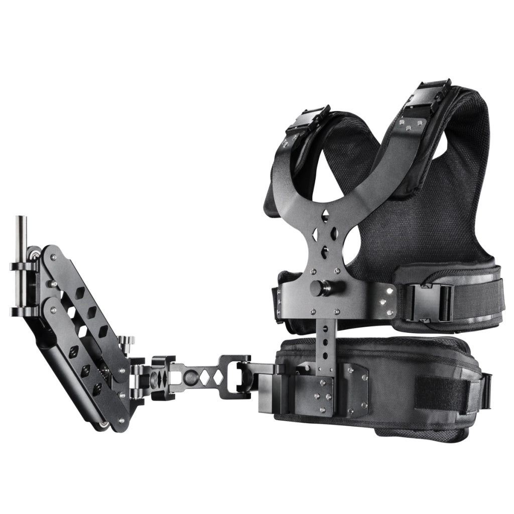 Walimex Pro StabyFlow steadycam con gilet e braccio a molla per fotocamera DSLR (filettatura da 1/4 di pollice)
