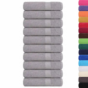 Asciugamani FROGN 10 pz Grigio 50x100 cm 360 g/m² 136832