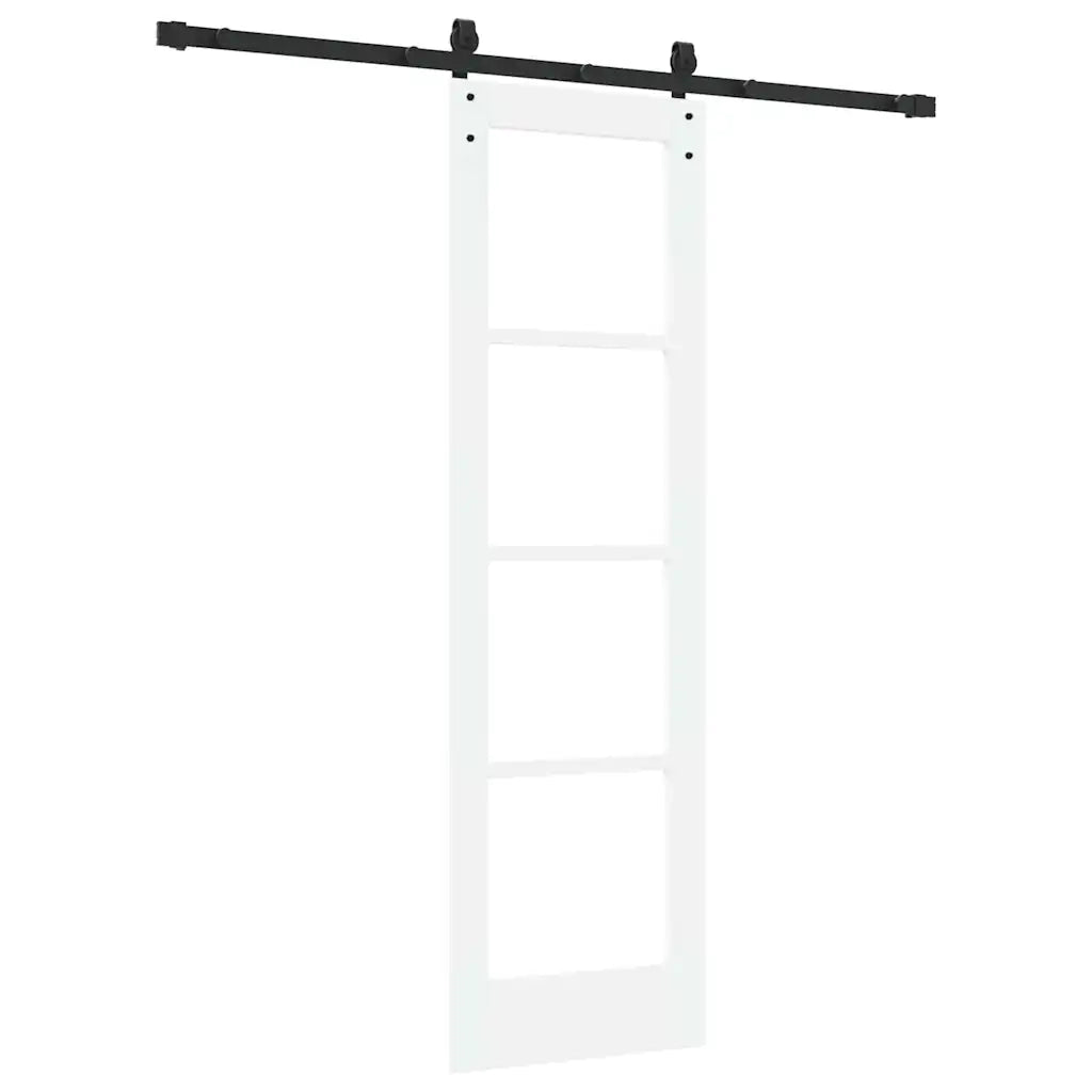 Porta scorrevole ORKDAL Bianco e Nero 61 x 198,5 cm 3331818