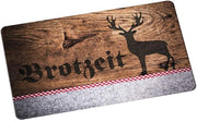 Plank da Brotzeit Oktoberfest Hirsch unifamiliare, 13405, con superficie in legno, per colazione, per colazione, per tavola, per tavola, colore miele