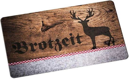 Plank da Brotzeit Oktoberfest Hirsch unifamiliare, 13405, con superficie in legno, per colazione, per colazione, per tavola, per tavola, colore miele