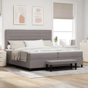 Letto a molle con testiera Talpa 200 x 200 cm Tessuto 3344020