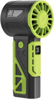 Ventilatore Manuale Raffreddante Portatile Ricaricabile per Ufficio Casa Campeggio Trucco Viaggi Nero Verde