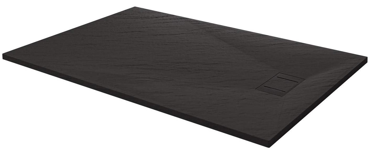 Piatto Doccia 80x120 cm Effetto Pietra Stone Grigio Antracite