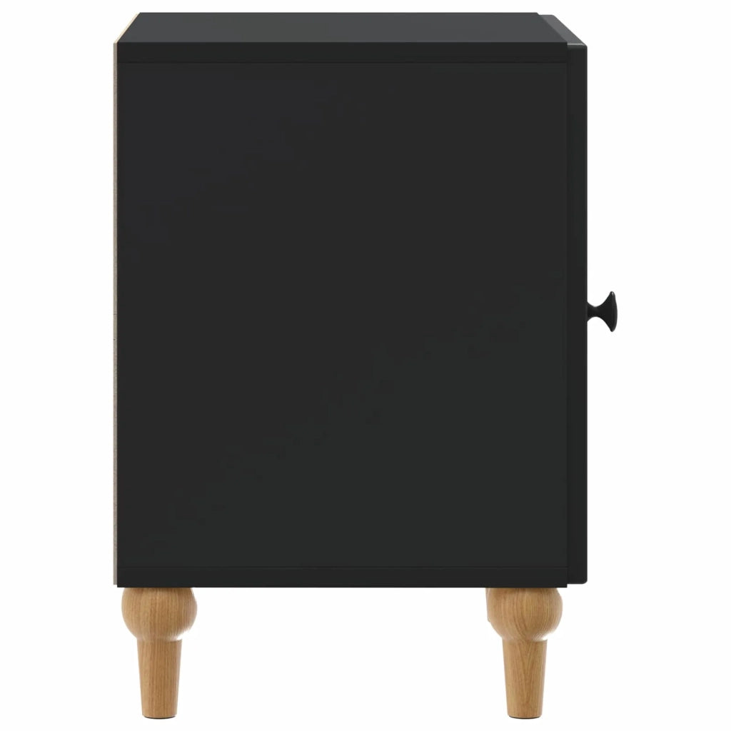 Armadio da Notte 2 pcs Nero 43 x 34,5 x 50 cm
