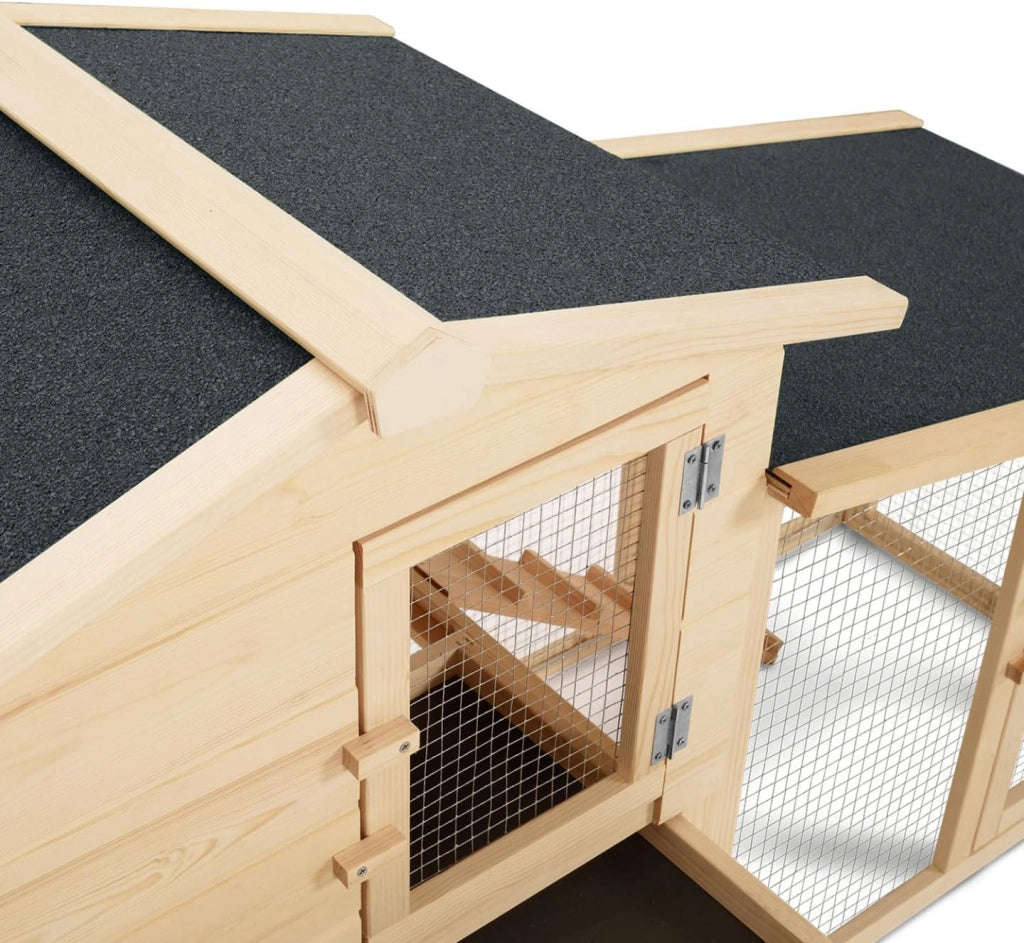 Pollaio VIP con doppia gabbia XXL in legno