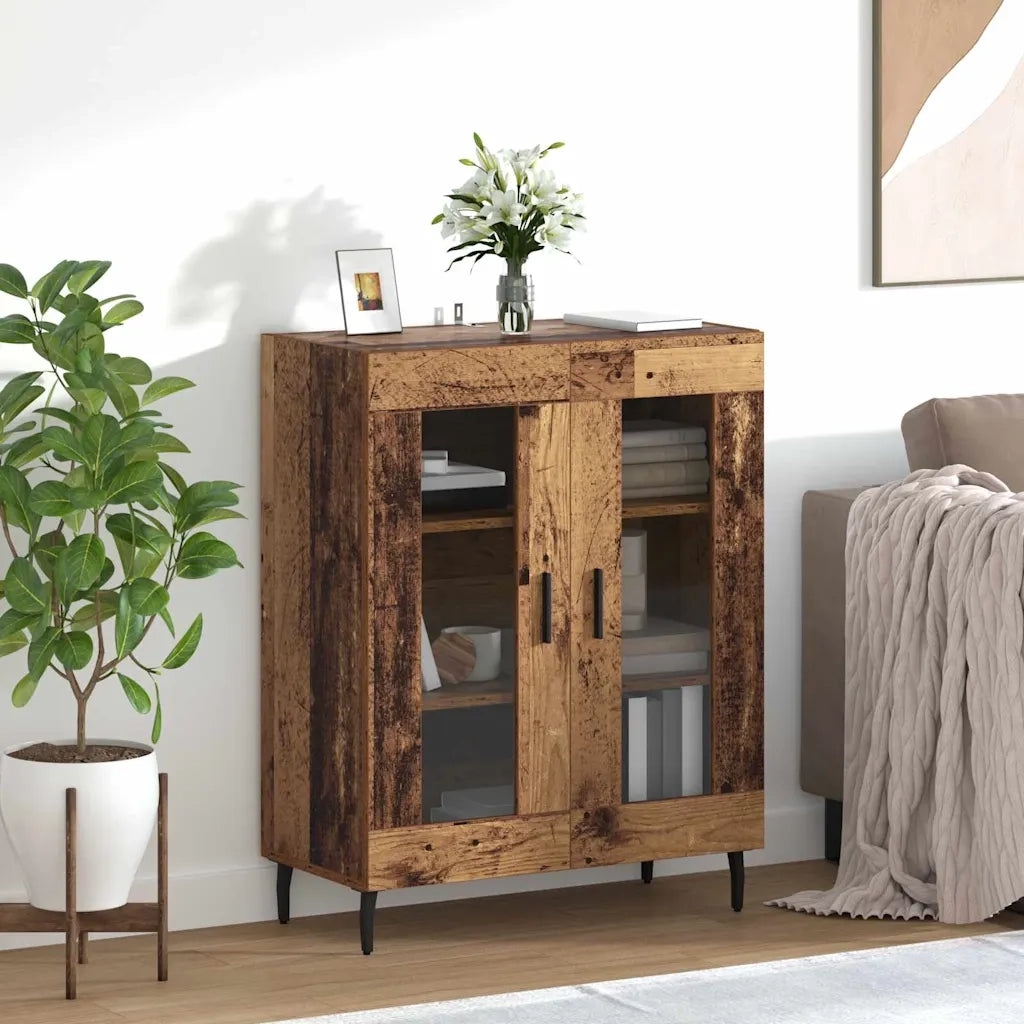 Credenza-Buffet-Armadio da cucina Legno vecchio 69,5 x 34 x 90 cm Legno multistrato 665265