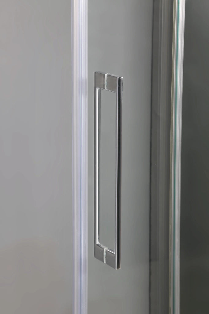 Box doccia frontale TRIO 1 fisso + 2 scorrevoli 100 cm (96-101) cromo lucido
