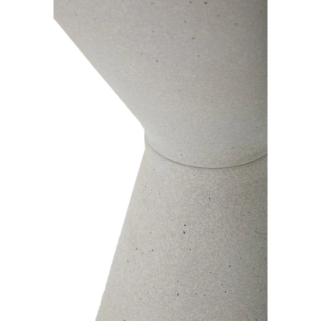 Tavolino VKH527, Bianco, Metallo, 44x44x63 cm