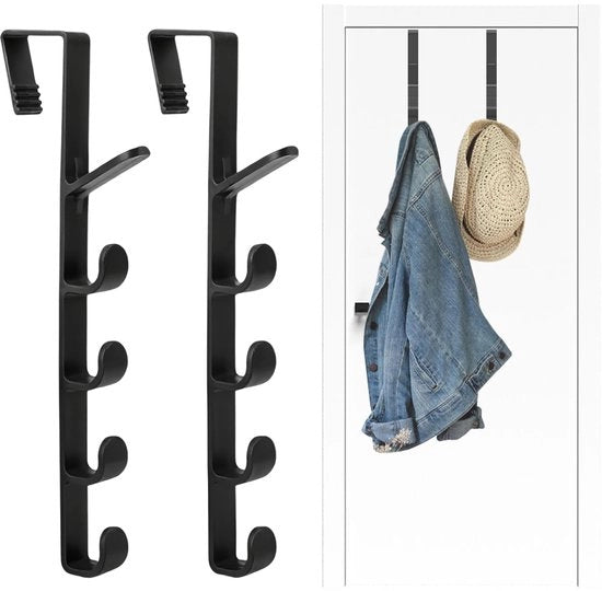 Due appendiabiti, maniglia porta in plastica, appendiabiti per camera da letto, abbigliamento, asciugamani, cappelli, borse