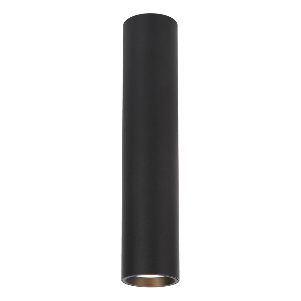 Spot da soffitto nero tondo 30cm 1xGU10 8W Genesis Milagro