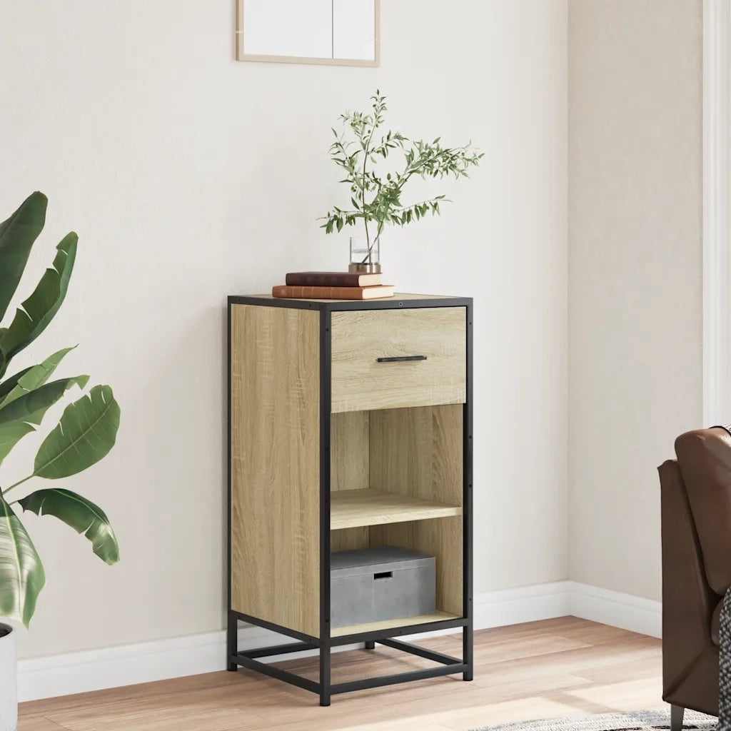 vidaXL Credenza Rovere Sonoma 35,5x35x76 cm in Truciolato