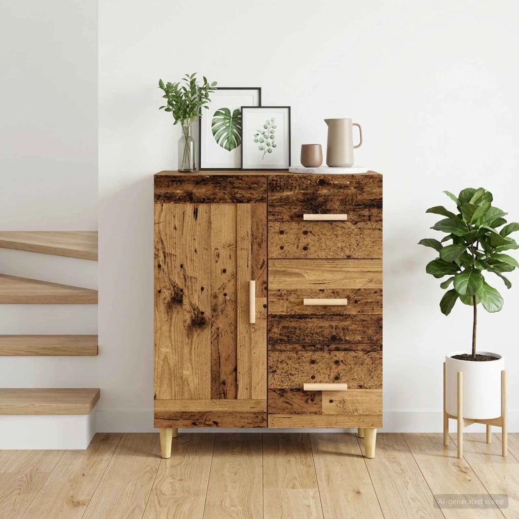 Credenza Legno antico 69,5 x 34 x 90 cm Legno ingegnerizzato 8009841
