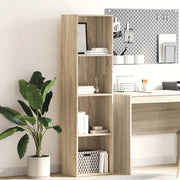 Libreria Rovere Sonoma 40x30x152 cm in Legno Multistrato 857878