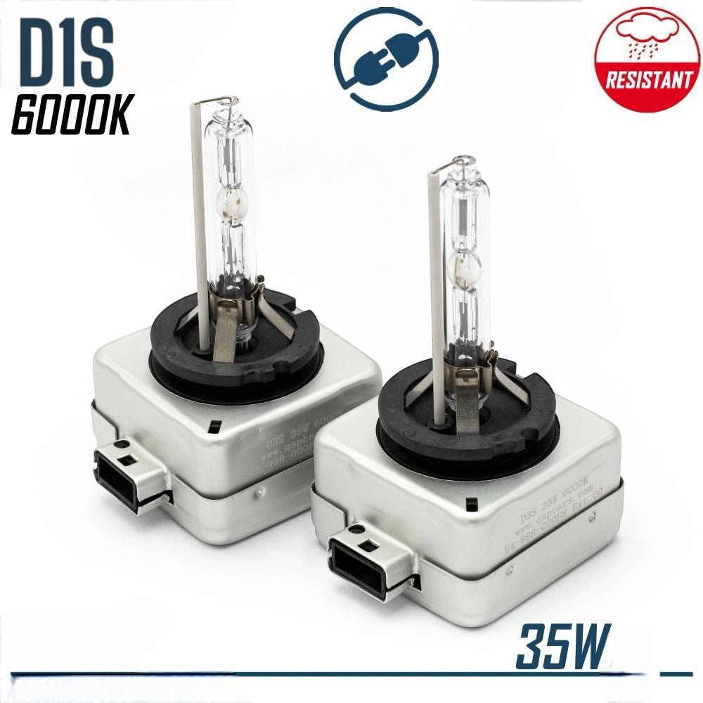 COPPIA LAMPADE LAMPADINE D1S XENON 35W 6000K BULB PER AUTO ANTIURTO