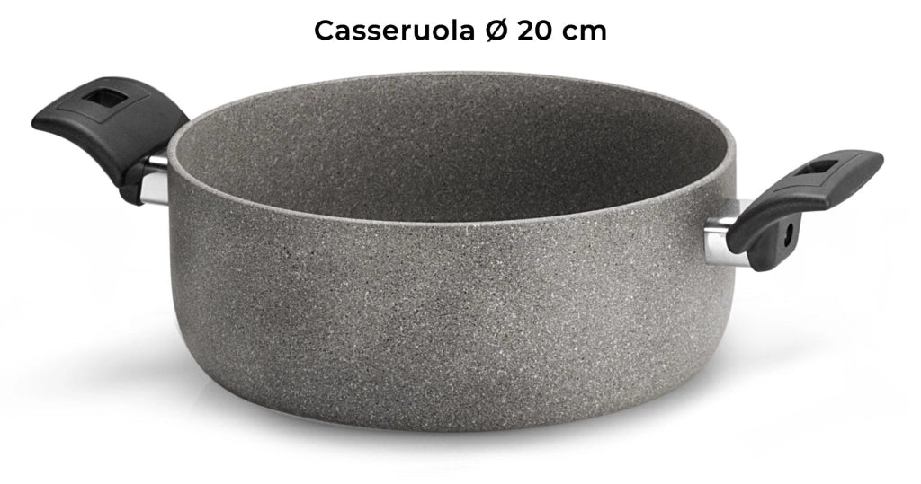 Batteria di Pentole 5 Pezzi in Alluminio Antiaderente Olympia Rockers