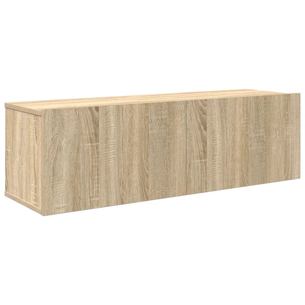 Set di Mobili Porta TV 4 pz-Set di 4 Credenza per TV Rovere Sonoma in Legno Multistrato 993692