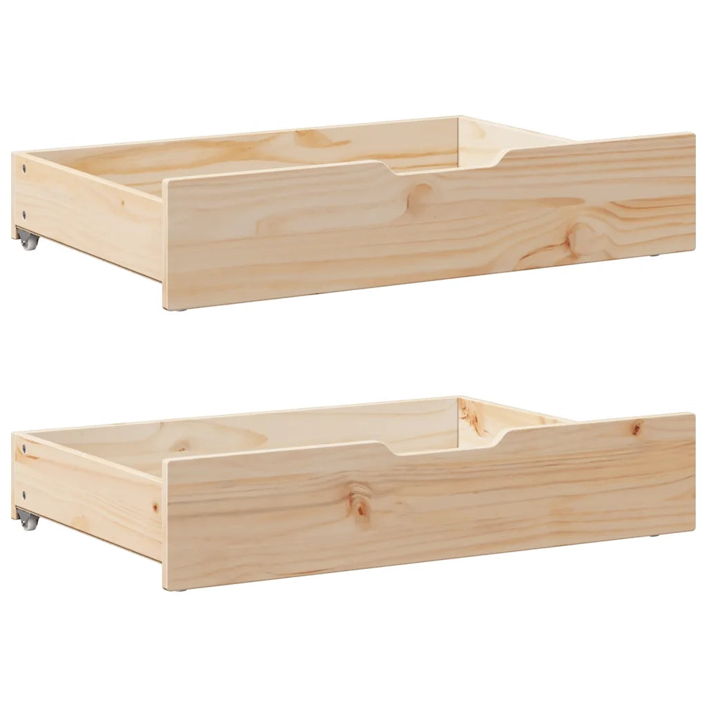 Divano Letto Estraibile con Cassetti senza Materasso 80x200 cm