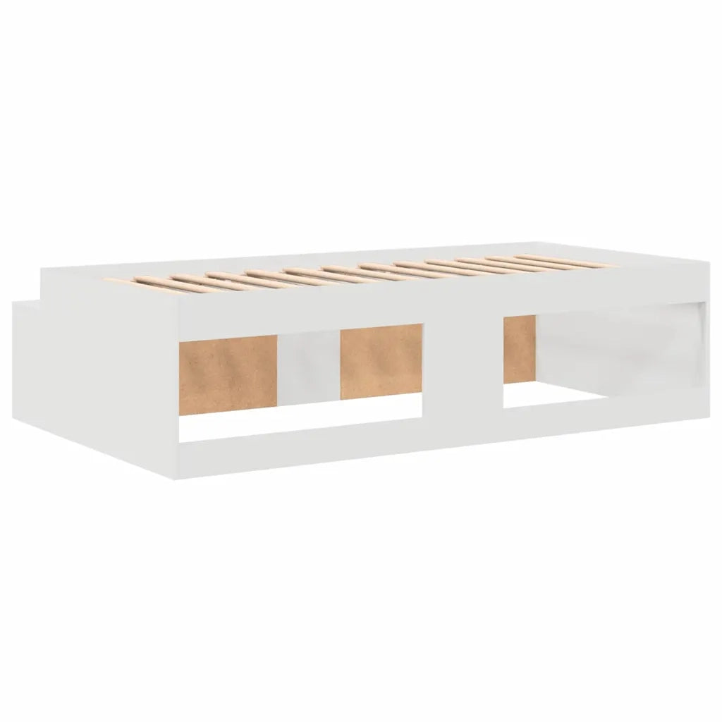 Struttura del letto Bianco 90 x 200 cm Legno multistrato 3335189