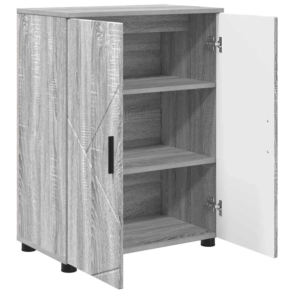 Mobile da Bagno con archiviazione Grigio Sonoma 60 x 35 x 80 cm 883310