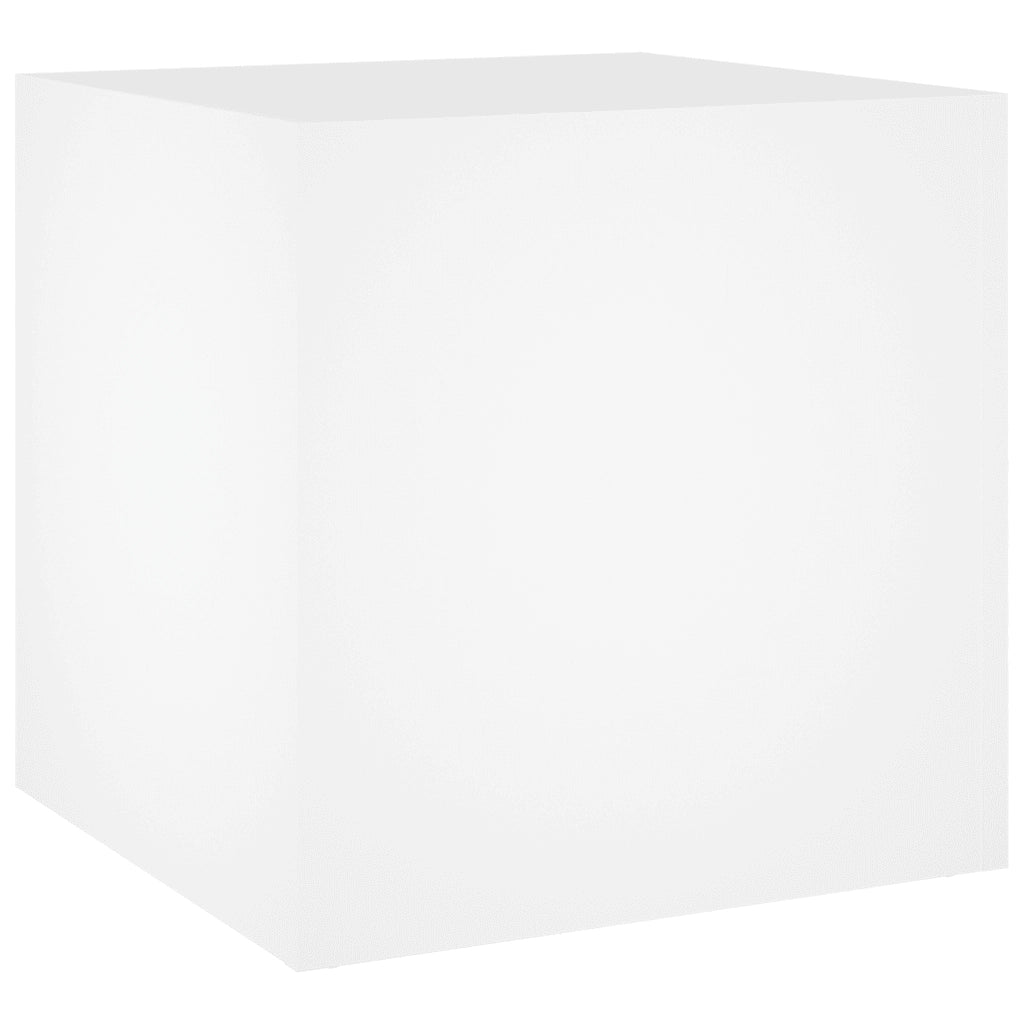 Fioriera Bianca 40x40x40 cm in Legno Multistrato 808792