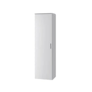 Armadio ALABAMA - 1 porta - L50 x H184 x P52 cm - Bianco lucido - Design