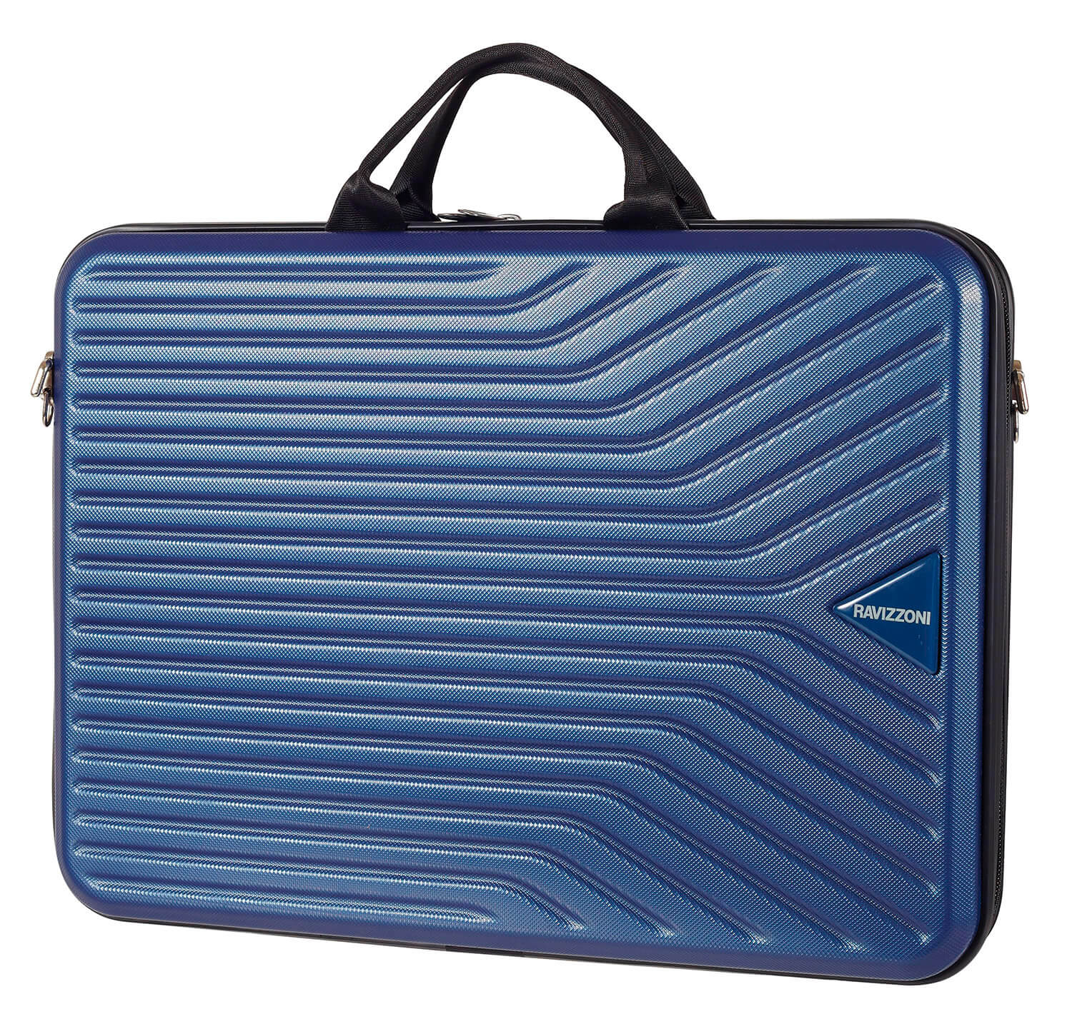 Borsa Porta PC 17” Rigida in ABS con Tracolla Ravizzoni Blu