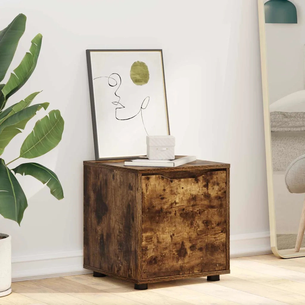 Mobile da Bagno | Armadio da bagno Rovere fum¨¦ 40,5 x 40 x 44 cm Legno multistrato