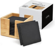 Set di 10 sottopanchine in pietra - termoresistenti - multifunzionali - 10 pezzi - grigio - 100% naturale