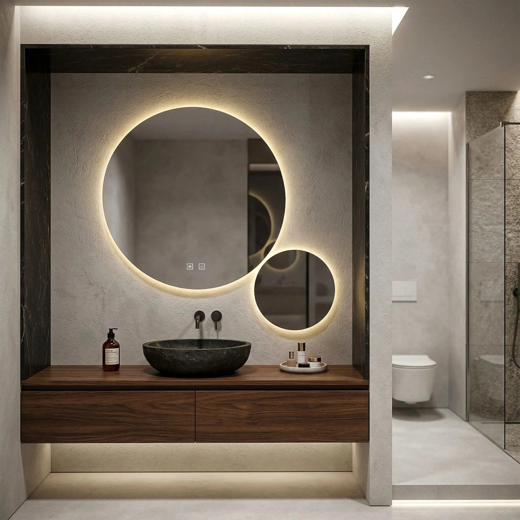 Specchio Led R-9045 90cm + 45cm