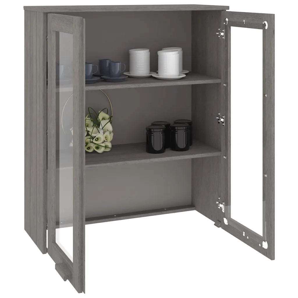 Scaffale per Credenza-Buffet-Armadio da cucina Grigio Chiaro 85x35x100 cm Legno di Pino