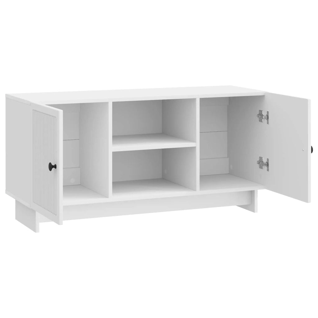 Mobile TV 102 x 34,5 x 50 cm Bianco Lucido Legno ingegnerizzato 894009
