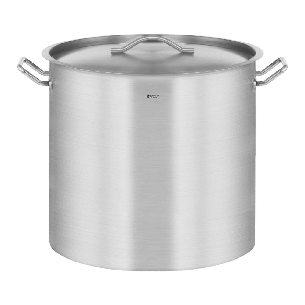 Pentola a induzione con triplo fondo sandwich 71 litri fondo spesso 6 mm acciaio inox 14_0000842