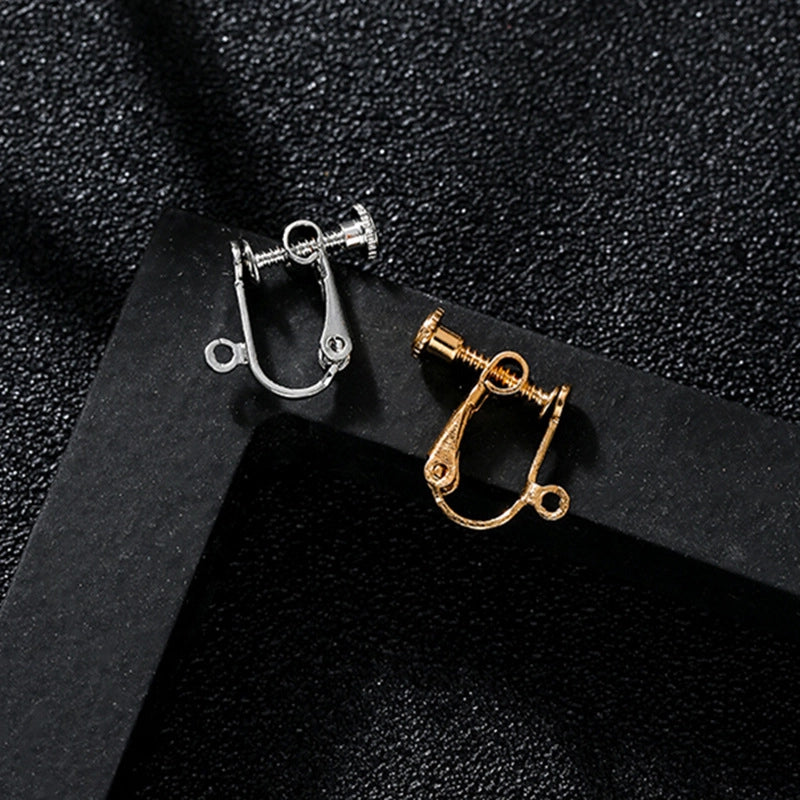 Convertitore per clip per orecchie, gioielli fai da te fatti a mano, accessori per orecchini, clip a spirale per orecchie senza fori