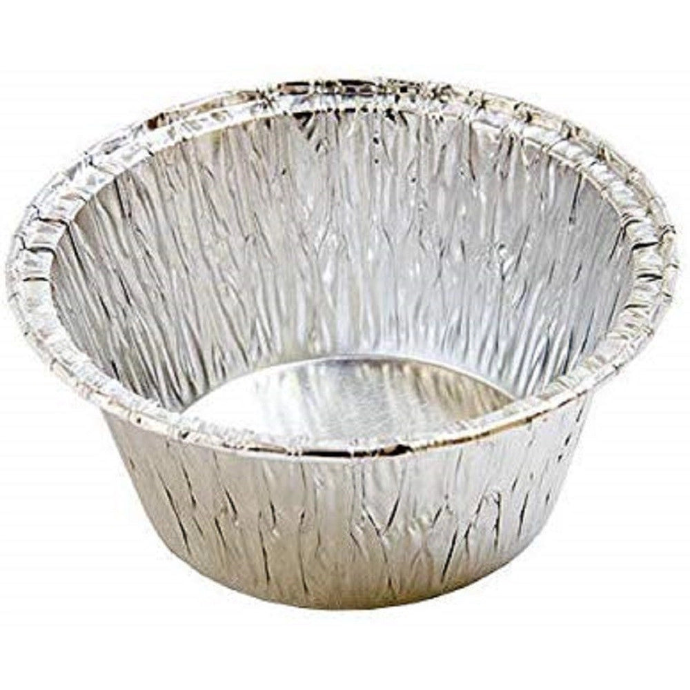Trade Shop - Pirottini Stampi Alluminio 20pz Vaschette Monouso Per Muffin Budino Dolci Tortino -