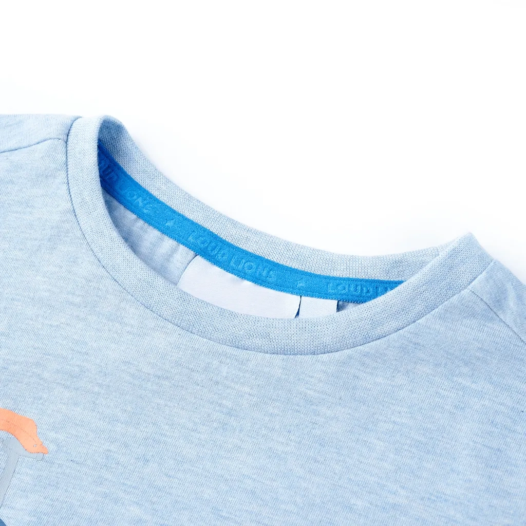 Maglietta da Bambino Blu Tenue MÃ©lange 128cod mxl 134818