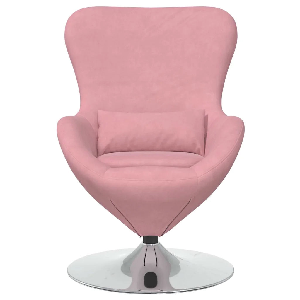 Divano Sedia-Poltrona uovo Rosa Velluto