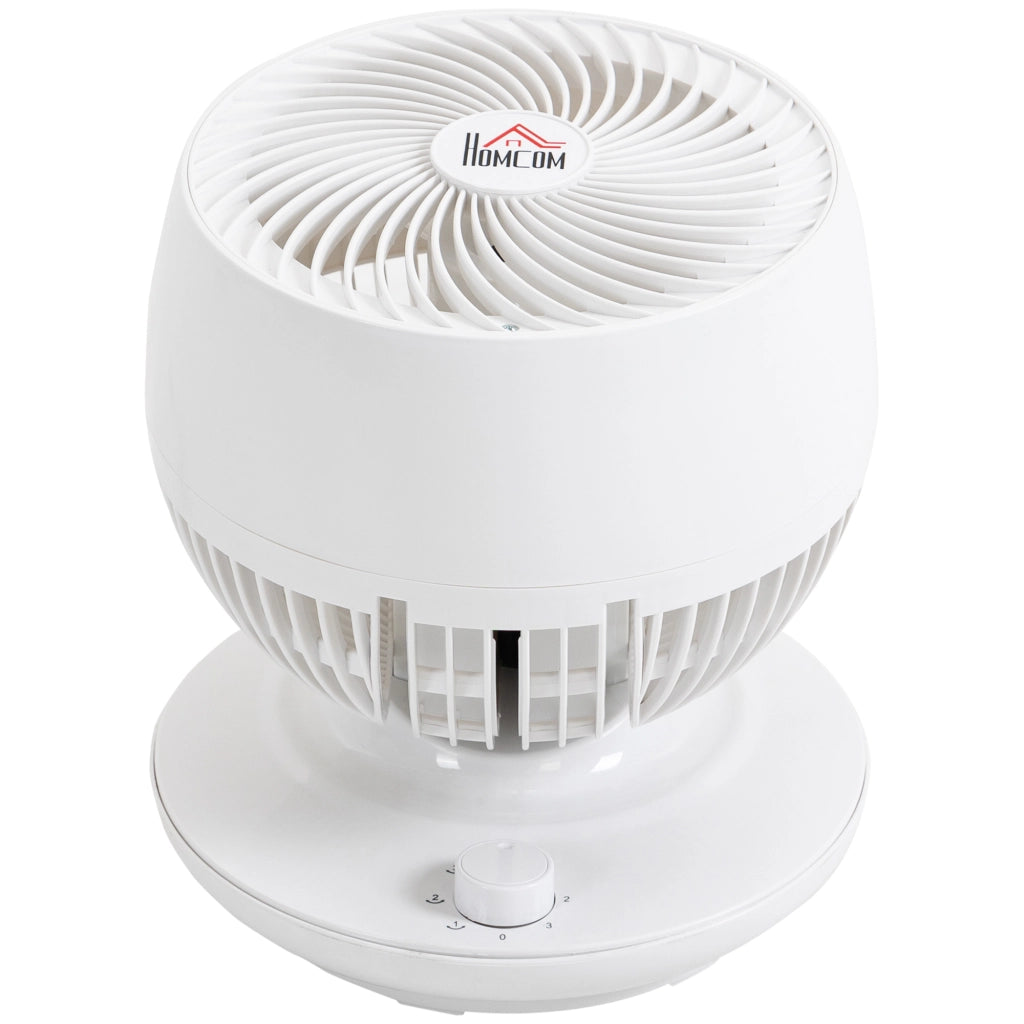 Ventilatore da Tavolo a 3 Velocit¨¤ ¨C Zephmum ¨C Bianco e Nero