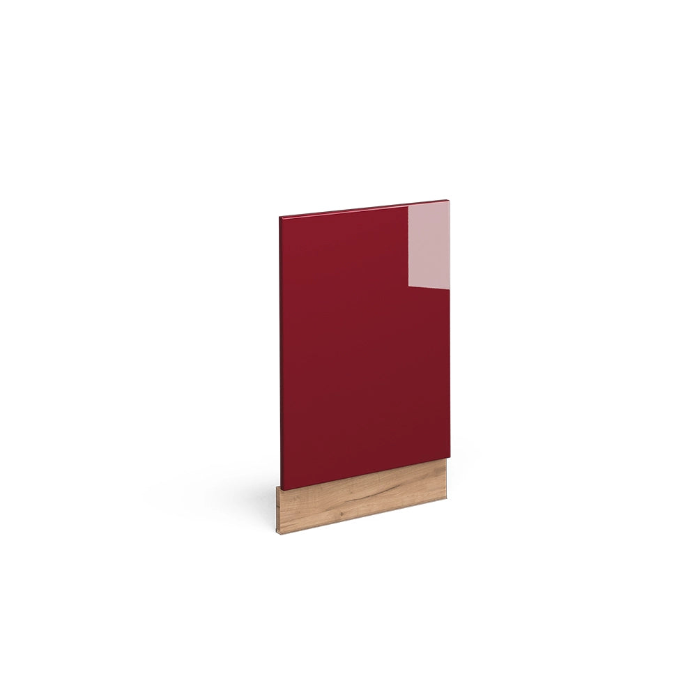 Vicco Pannello frontale Rosso bordeaux lucido 45 cm senza piano di lavoro