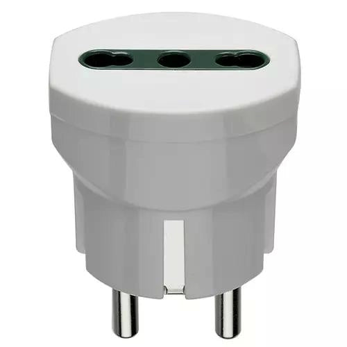 ADATTATORE SCHUKO+P17/11 BIANCO