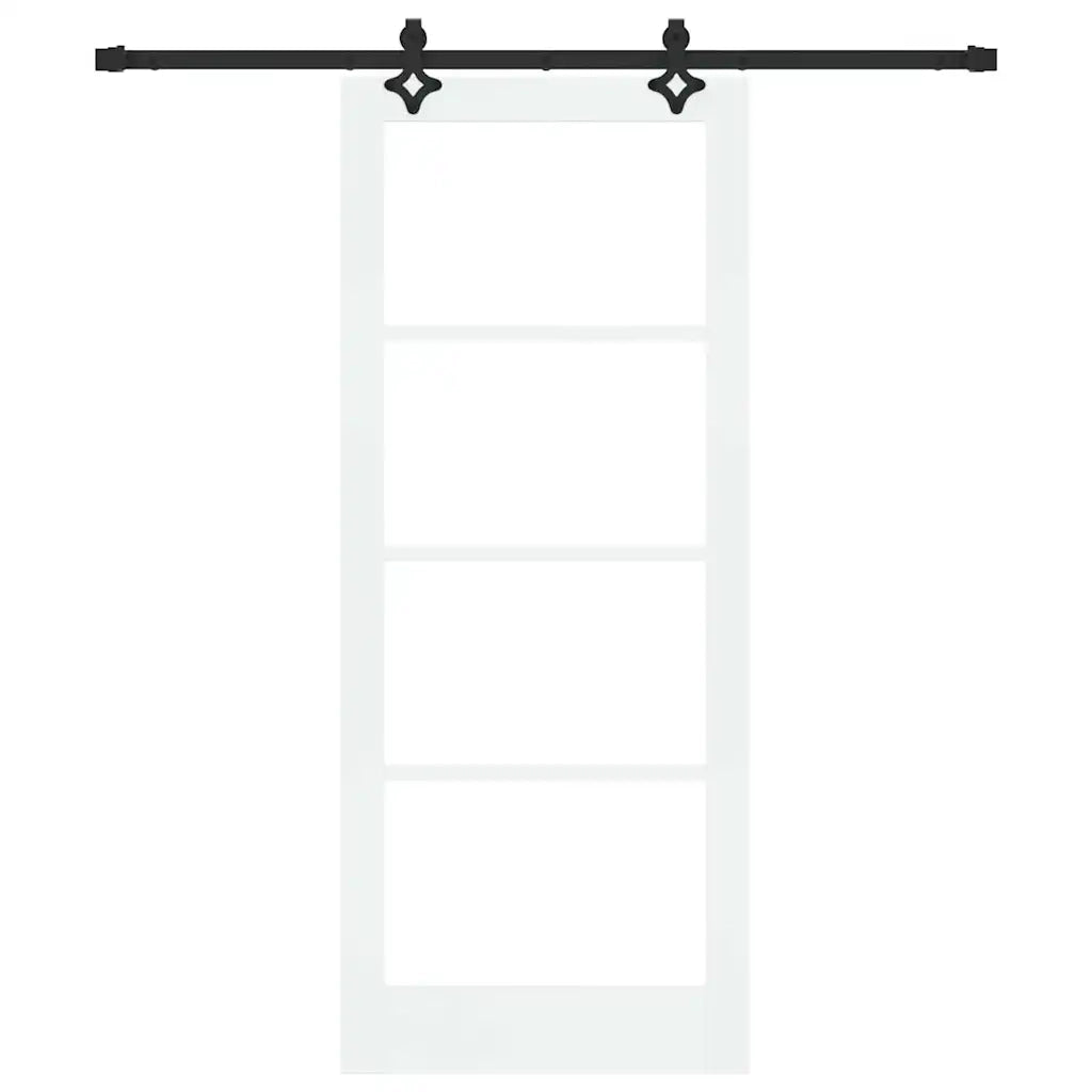 Porta scorrevole ORKDAL Bianco e Nero 83 x 202 cm 3332166